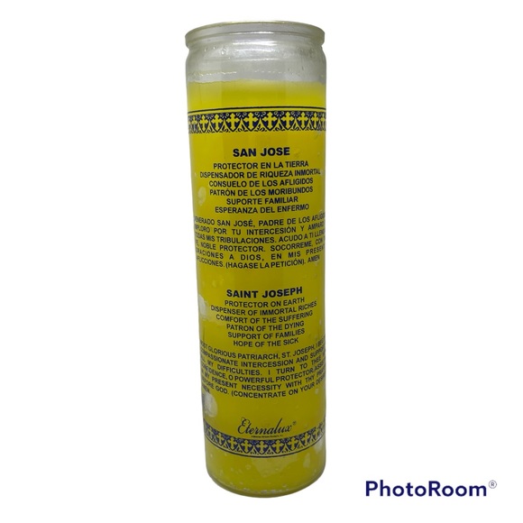 Saint Joseph 7 days candle/ vela San Jose 7 dias - Picture 2 of 3